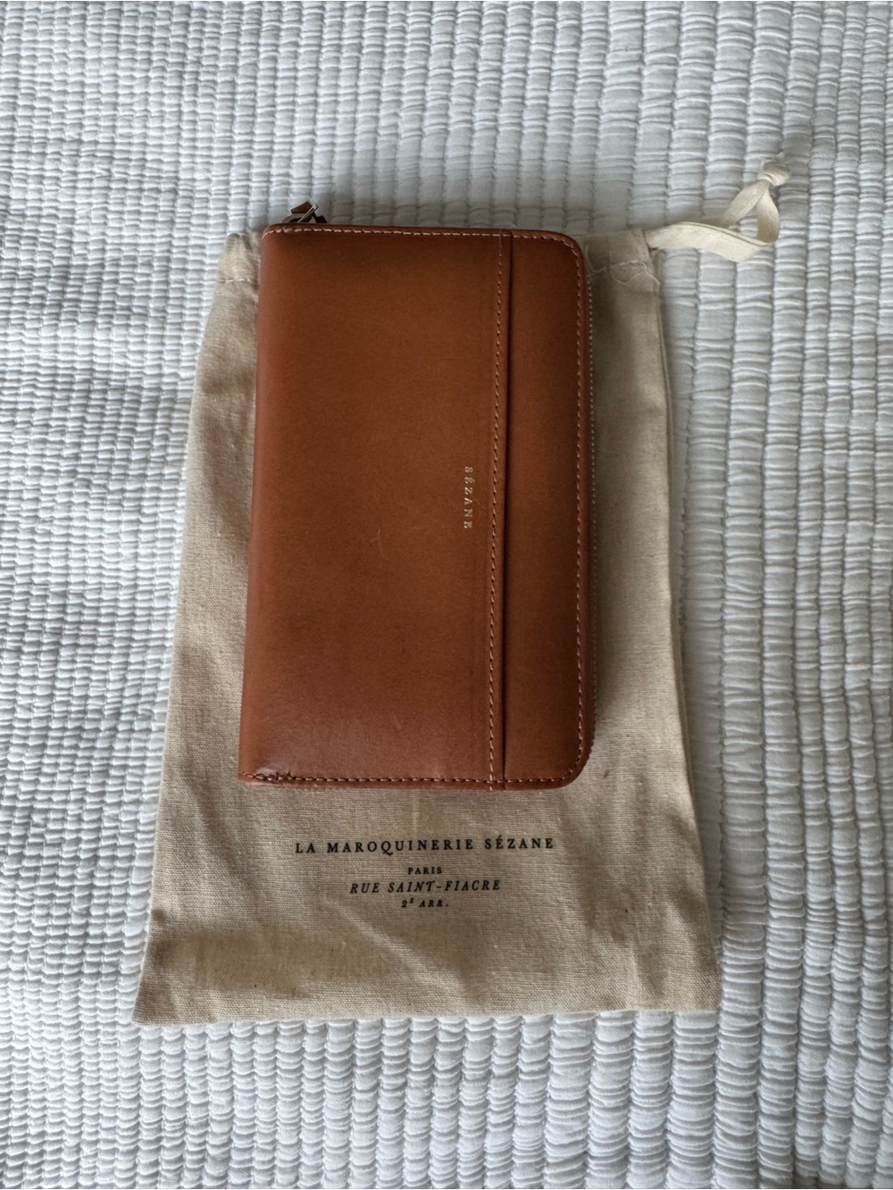 Sézane Victoria wallet heritage honey - Picture 3 of 6